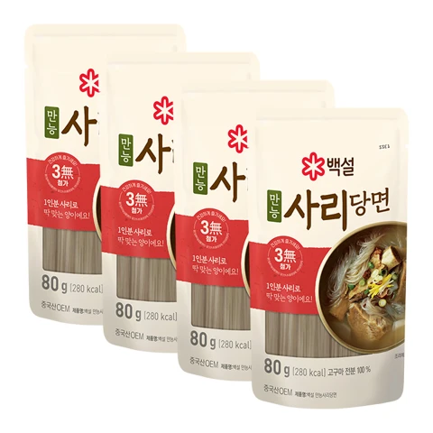 백설 만능 사리당면 80gX4개