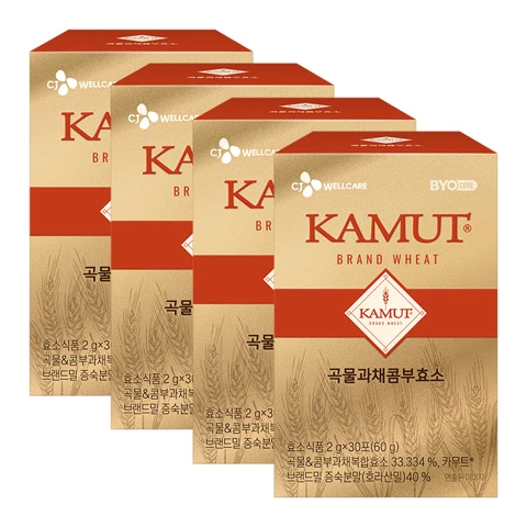 BYOCORE 곡물과채콤부효소(30포)X4개