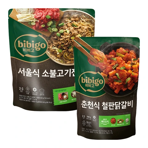비비고 서울식소불고기전골 505g+춘천식철판닭갈비700g