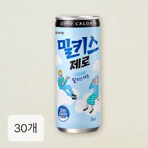 밀키스제로 250ml x 30캔