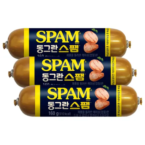 스팸 동그란스팸 160gX3개