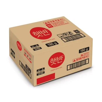 [한정수량 특가] 햇반 190gX72개(2box)(소비기한:26.01.04)