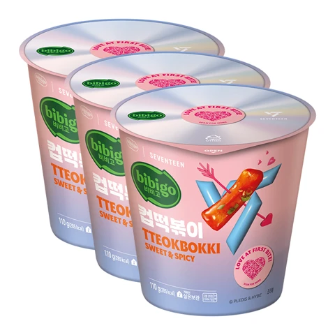 [비비고|세븐틴]비비고 컵떡볶이 110gX3개