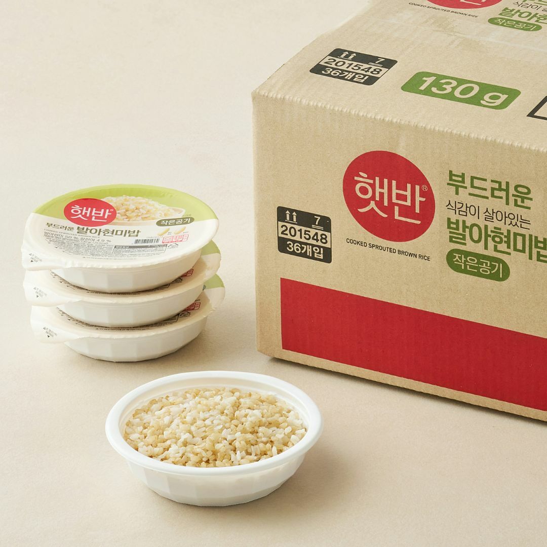[CJ더마켓] [박스특가]햇반 발아현미밥 작은공기 130gX36개