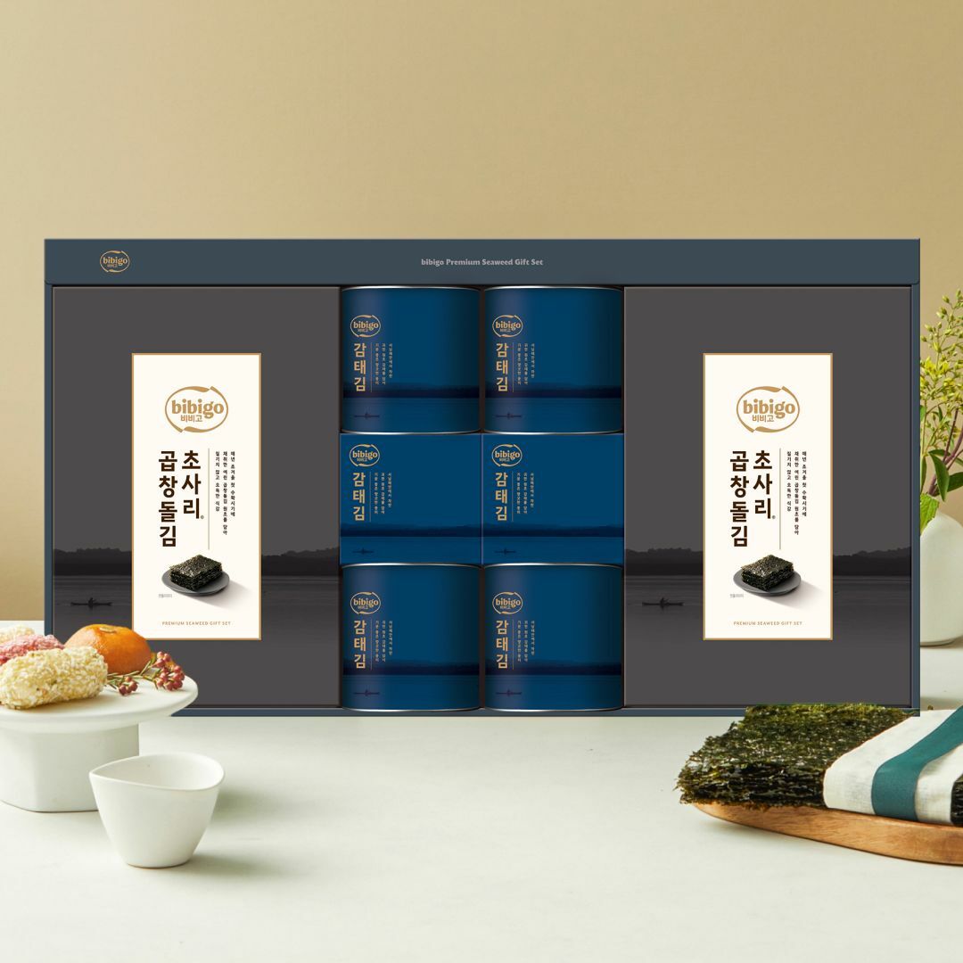 [26설선물세트] 비비고 감태김·초사리 곱창돌김