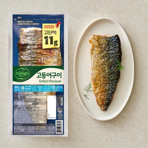비비고 고등어구이 60g(냉동)