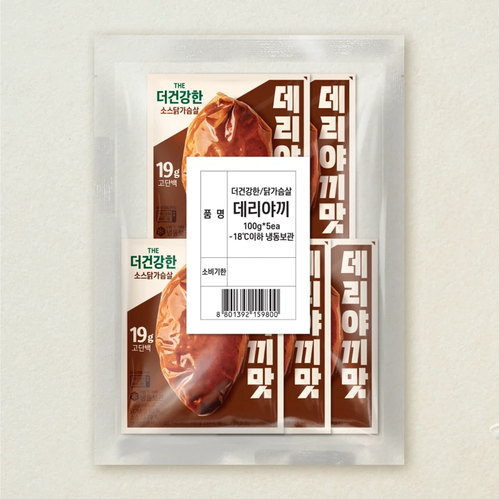 더건강한 닭가슴살데리야끼100gX5