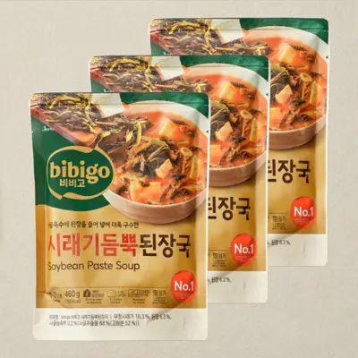 비비고 시래기듬뿍된장국 460GX3개