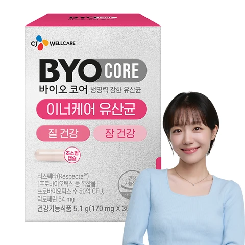 바이오코어 이너케어 유산균 30캡슐(1개월)