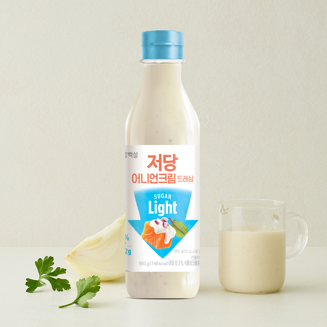 백설 저당 어니언크림드레싱550g