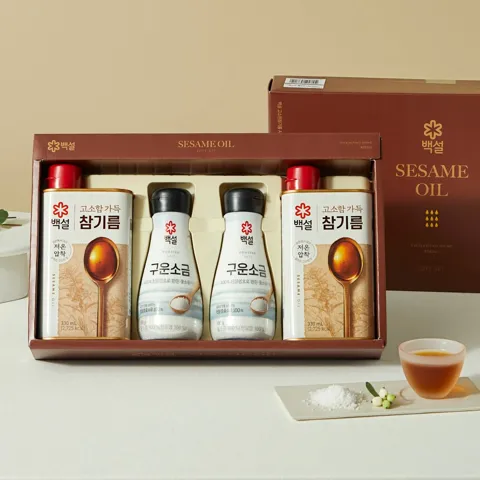 [26설선물세트] 백설 고소한참기름 A호
