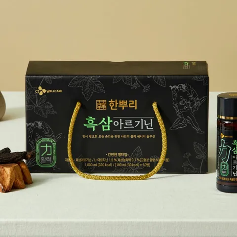 [25추석 선물세트특가] 한뿌리 흑삼아르기닌병 10입X4개