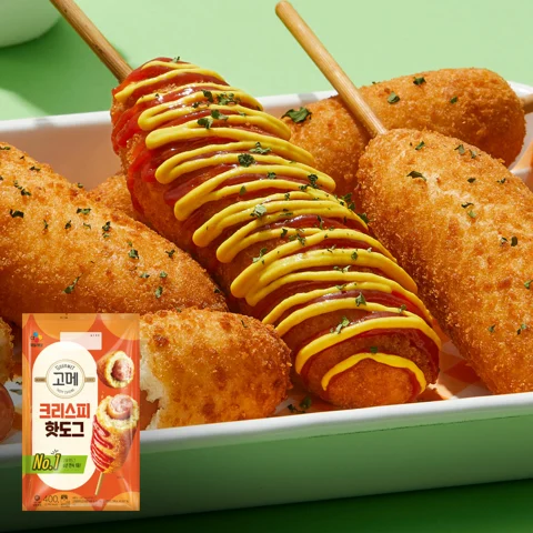 고메 크리스피핫도그 400g