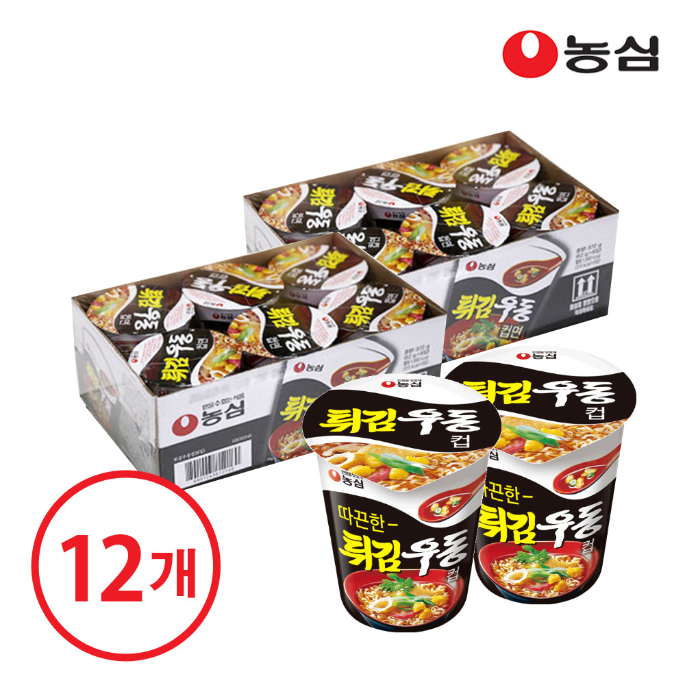 [행사]농심 튀김우동 소컵 62gX12개