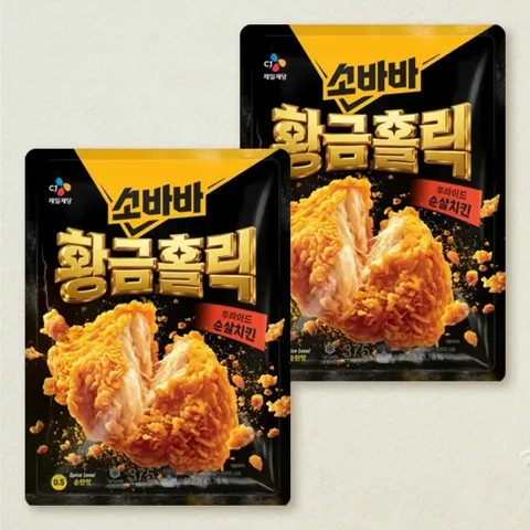 소바바 황금홀릭 순살 375gX2개