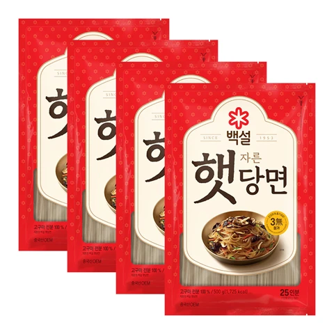 자른햇당면 500gX4개