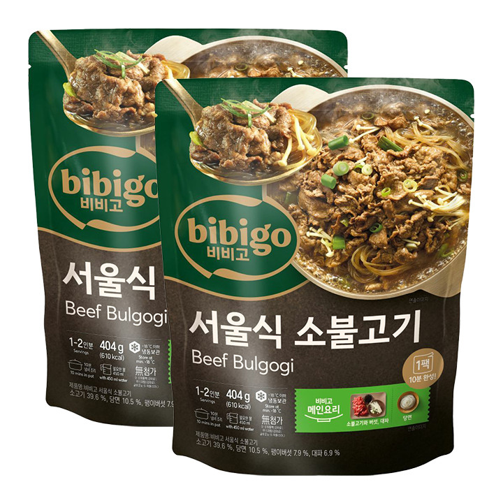 [2+2]비비고 서울식소불고기 404g