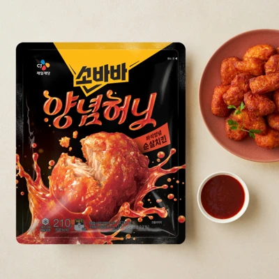 [1+1]소바바 양념허니 순살 210g