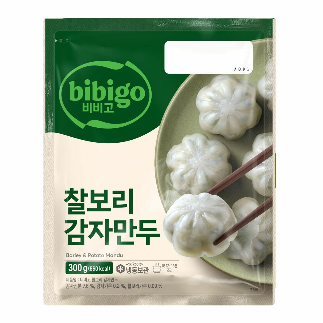 [1+1]비비고 찰보리감자만두 300g