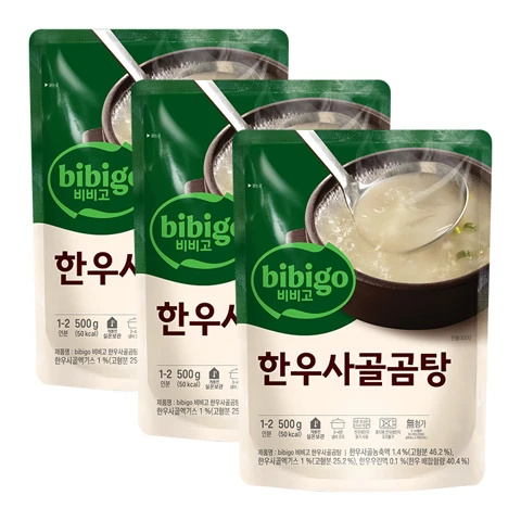 [3+3]비비고 한우사골곰탕 500g
