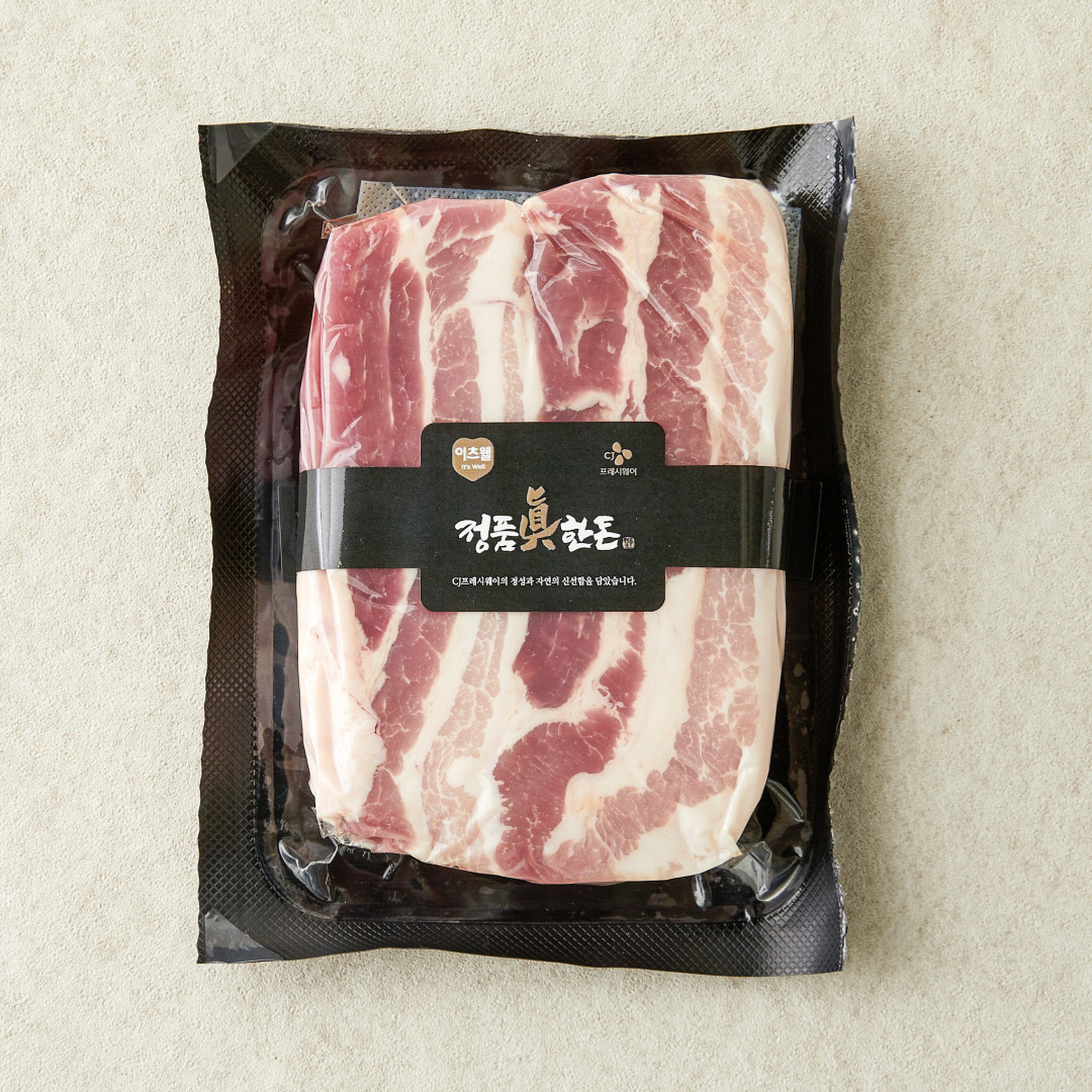 정품진 한돈 수육 삼겹 500g(1팩)