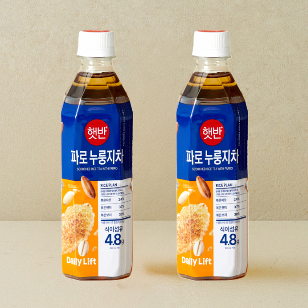 [CJ더마켓] 햇반 파로 누룽지차 500mlx48개(2box)