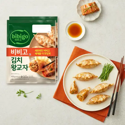 비비고 김치 왕교자 420gx2개
