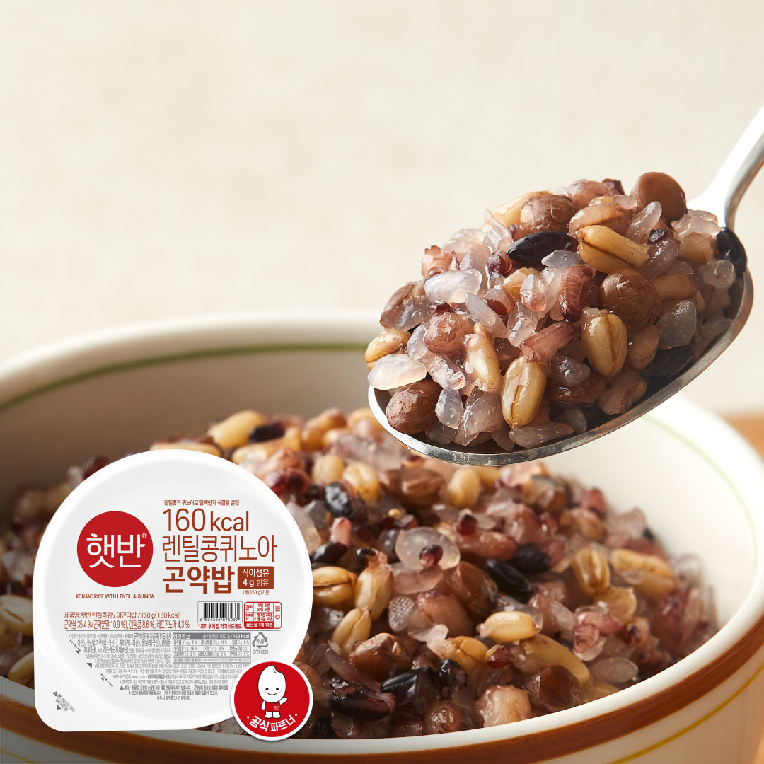 햇반 렌틸콩 퀴노아곤약밥 150g