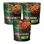 비비고 직화식제육볶음400g+직화식돼지불고기400g+용두동식쭈꾸미볶음355g