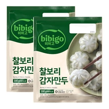 비비고 찰보리감자만두 300gX2개