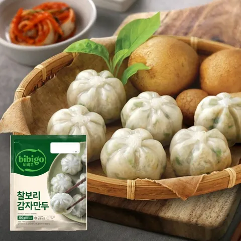 비비고 찰보리감자만두 300g