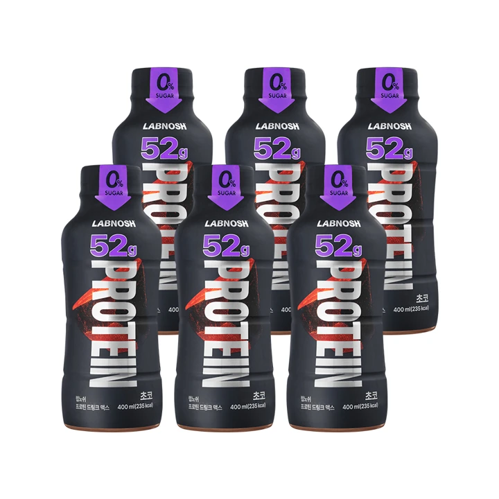 랩노쉬 프로틴 드링크 맥스 초코400ml X 6개