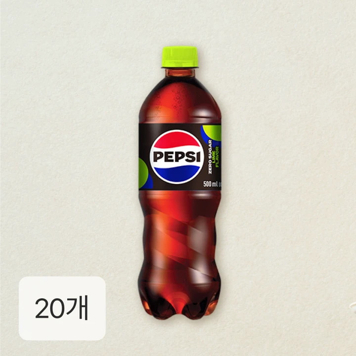 펩시 제로슈거 라임 500mlX20펫
