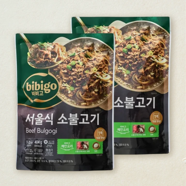 비비고 서울식 소불고기 404gX2개