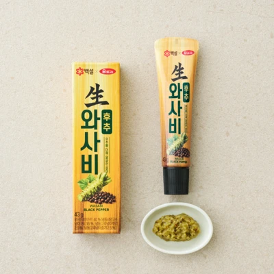 백설 와사비 후추 43g