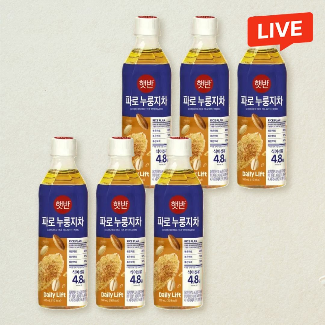 햇반 파로 누룽지차 500mlX6개
