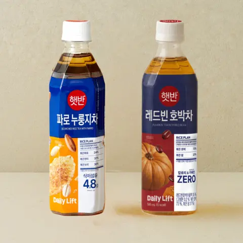 햇반 파로누룽지차 500mlX24개+레드빈호박차 500mlX24개