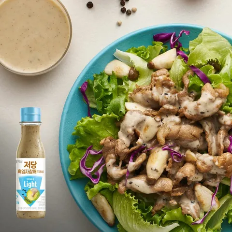 백설 슈가라이트 저당 흑임자참깨드레싱 245g