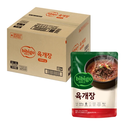 비비고 육개장 500gx18개(1box)