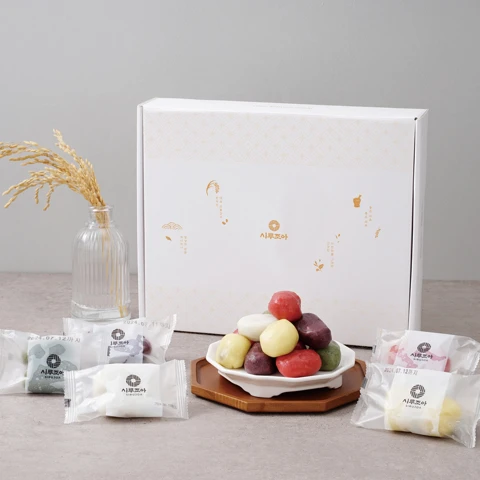 [26년설 선물세트]5색 찹쌀 송편 선물 세트1.2kg