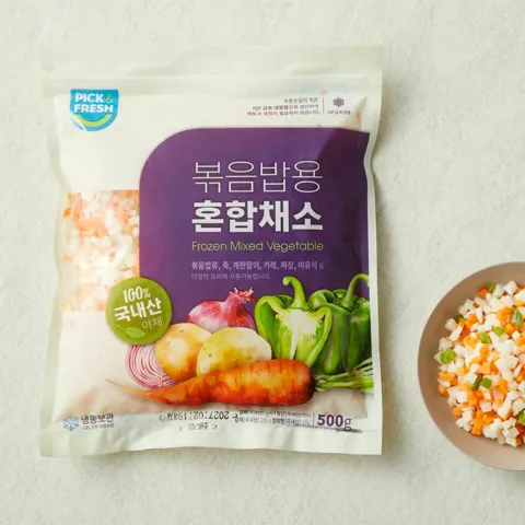 볶음밥용 국내산 냉동 혼합채소 500g