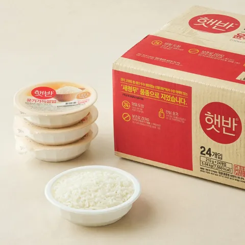 [박스특가]햇반 윤기가득쌀밥 210gX24개