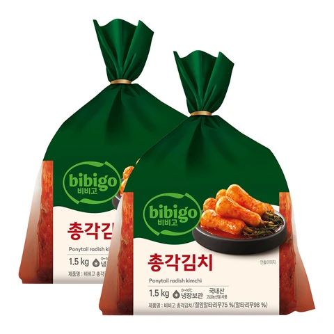 비비고 총각김치 1.5kgX2개
