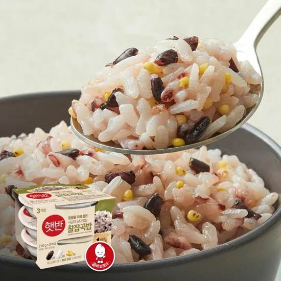 햇반 찰잡곡밥 210g*3번들