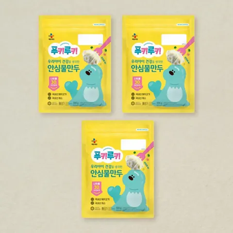 CJ 푸키루키 안심 물만두 504gX3개