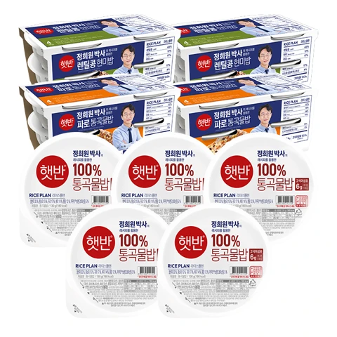 [정희원 박사 레시피]렌틸콩현미밥X8개+파로통곡물밥X8개+100% 통곡물밥X5개