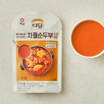 다담 차돌순두부찌개 양념 130g