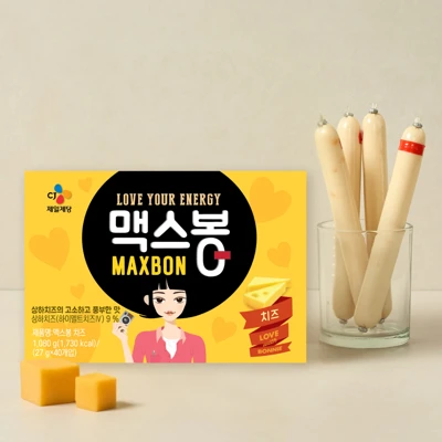 맥스봉 치즈 27g, 40개