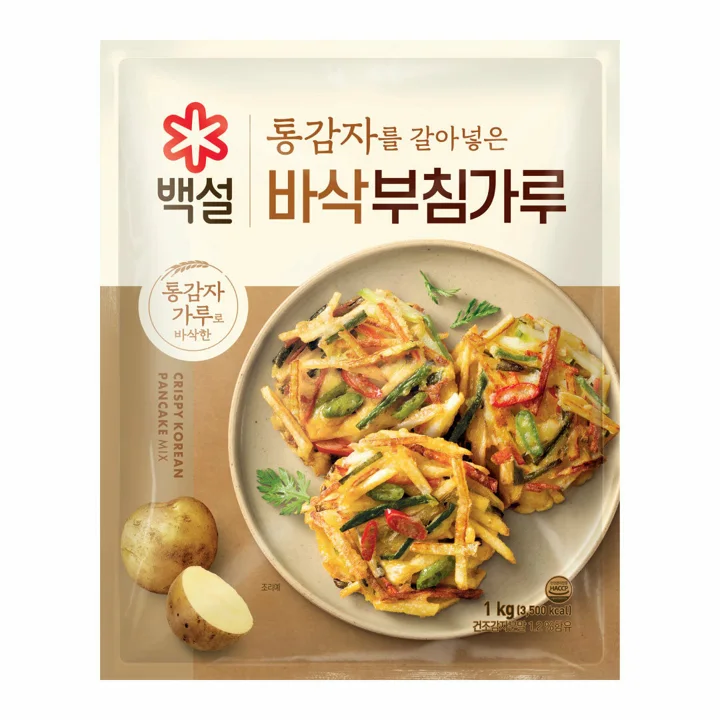[박스특가]백설 통감자 바삭부침가루 1kg, 10개