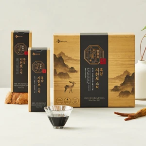 [25추석선물세트] 한뿌리 흑삼지천보 스틱 30입